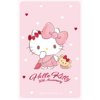 【悠遊卡】Hello Kitty 50周年悠遊卡-未來版(愛心粉)-代銷