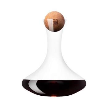 【Vacu Vin】水晶玻璃醒酒瓶+軟木球(1L)