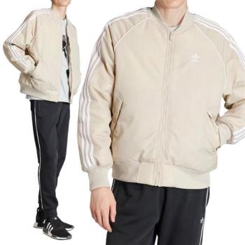 Adidas Comm Sst Vrct 男 淺褐色 三葉草 棒球外套 運動 休閒 外套 IL2576