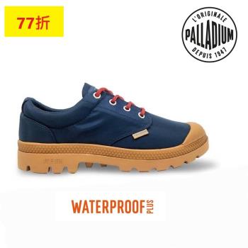 【PALLADIUM】PAMPA OX PUDDLE LITE+ WP 低筒防水鞋 男女款 藍/黃 76116-482