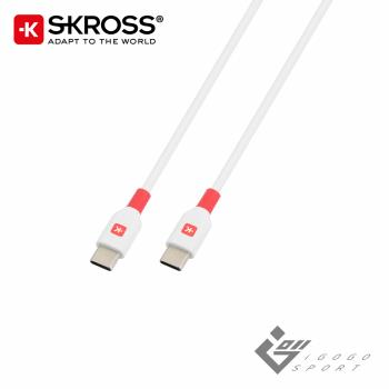 瑞士Skross Type-C to Type-C 100W 快充傳輸充電線 1.2m