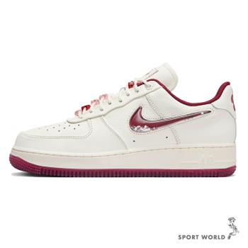 Nike 女鞋 休閒鞋 Air Force 1 Valentines Day 情人節 粉紅【運動世界】FZ5068-161