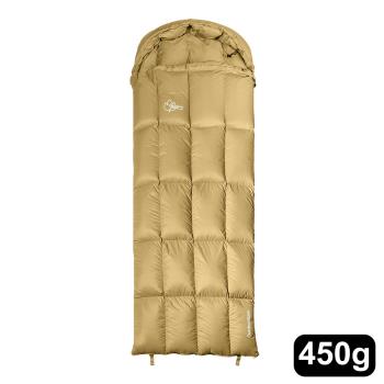 【Outdoorbase】天光羽絨睡袋450g RDS認證頂級650FP 90%鴨絨(露營 登山 羽絨睡袋 露營睡袋 輕量登山睡袋)