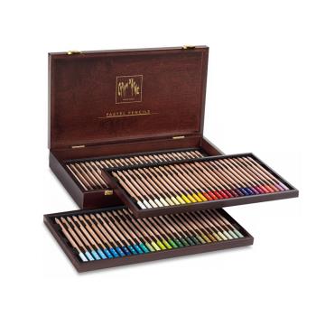 CARAN dACHE 瑞士卡達 專家級粉彩鉛筆 84色 木盒 /盒 788.484
