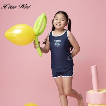 【沙麗品牌】 女童/中童二件式泳裝 NO.207038