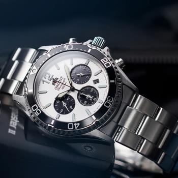 Orient 東方錶 太陽能計時200米防水時尚腕錶-RA-TX0203S