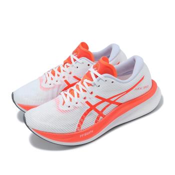 Asics 競速跑鞋 Magic Speed 3 女鞋 白 紅 百年紀念 彈力 碳板 路跑 競訓 運動鞋 1012B652100