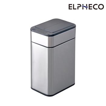 ELPHECO 不鏽鋼雙開蓋感應垃圾桶 ELPH9809 鈦金色
