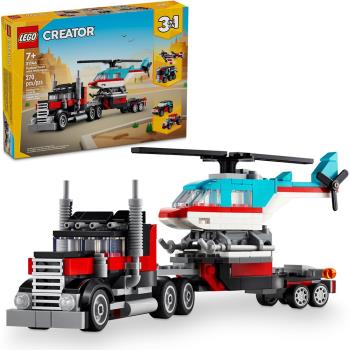 LEGO樂高積木 31146 202401 創意大師三合一系列 - 平板卡車和直升機