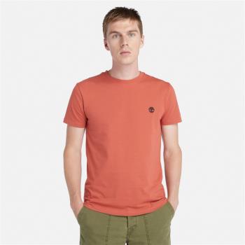 Timberland 男款醬紅色短袖T恤|A2EKJEG6