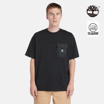 Timberland 男款黑色Outlast® 恆溫科技短袖T恤|A5UMU001