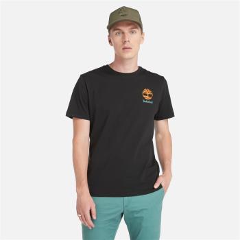 Timberland 男款黑色背部插畫短袖T恤|A431U001