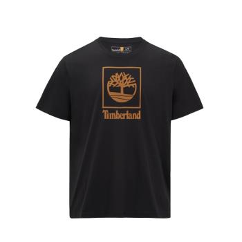 Timberland 中性款黑色Logo短袖T恤|A41G5001