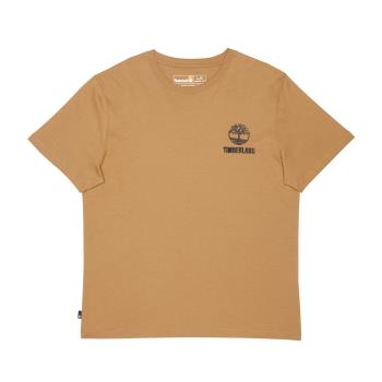 Timberland 男款小麥色背面Logo短袖T恤|A42Q5P47