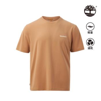 Timberland 男款小麥色Polartec® 科技快乾透氣短袖T恤|A4215EH3