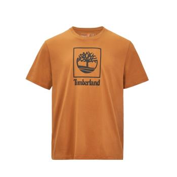 Timberland 中性款小麥色Logo短袖T恤|A41G5P47