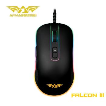【ARMAGGEDDON】FALCON III超手感RGB光學電競有線滑鼠