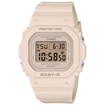 CASIO BABY-G 經典百搭方型電子腕錶-粉色 BGD-565U-4