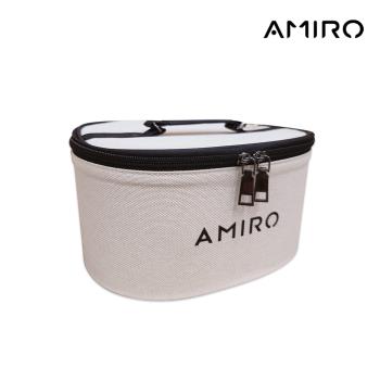 【AMIRO】大容量圓筒化妝包 /手提/便攜/收納/化妝箱