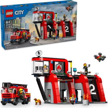 LEGO樂高積木 60414 202401 城市系列 - 消防局和消防車