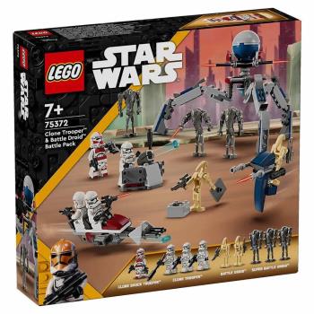 LEGO樂高積木 75372 202401 星際大戰系列 - Clone Trooper™ & Battle Droid™ Battle Pack