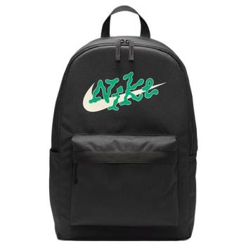 Nike 後背包 雙肩 筆電隔層 黑綠【運動世界】FN0878-010