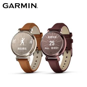 【GARMIN】Lily 2 智慧腕錶 皮革錶帶款