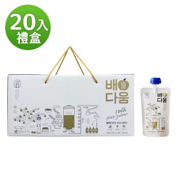 【韓味不二】韓國水梨汁100ml(20入)禮盒