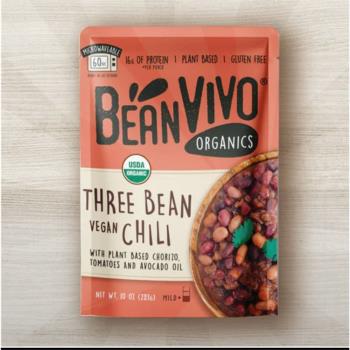 【布緯食聊】BeanVIVO 有機三豆純素辣椒調味即食包/美國原裝進口/有機/不含麩質/非基因改造/素食/高蛋白質/低熱量/高纖維