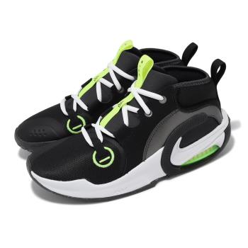 Nike 籃球鞋 Air Zoom Crossover 2 大童 女鞋 黑 綠 白 緩震 氣墊 運動鞋 FB2689-001