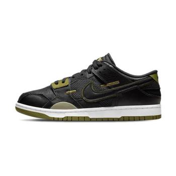 Nike Dunk Scrap 男 橄欖綠黑 縫線 解構 拼接 復古 低筒 休閒鞋 DM0128-001