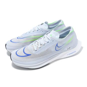 Nike 競速跑鞋 Zoomx Streakfly 男鞋 灰 藍 綠 輕量 回彈 路跑 競訓 中長距離 運動鞋 DJ6566-006