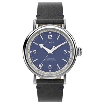 【TIMEX】天美時 復刻系列  41 毫米環保皮革經典手錶(海軍藍x黑TXTW2V71300)