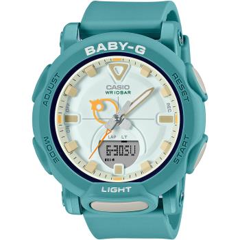 CASIO BABY-G 復古色調大錶徑計時錶/深綠/BGA-310RP-3A