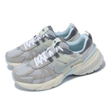 Nike 休閒鞋 Wmns V2K Run 女鞋 灰 藍 復古 Y2K 麂皮 網布 運動鞋 FZ3596-072