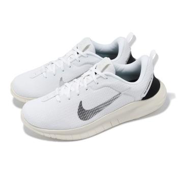 Nike 慢跑鞋 Wmns Flex Experience RN 12 女鞋 白 銀 環保材質 緩震 運動鞋 DV0746-101