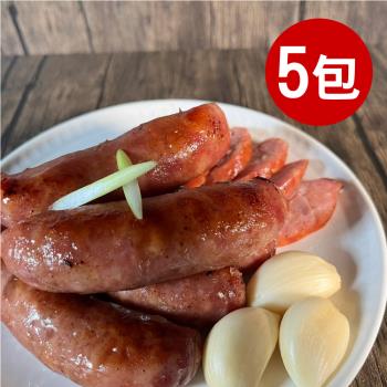 【五星主廚阿常師】金門高粱酒香杏鮑菇香腸5包組