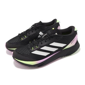 adidas 慢跑鞋 Adizero SL 男鞋 女鞋 黑 粉 透氣 緩衝 止滑 路跑 運動鞋 愛迪達 IG3334