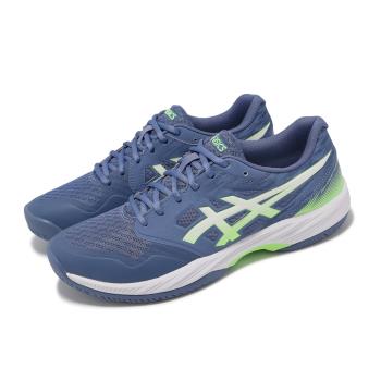 Asics 羽球鞋 GEL-COURT HUNTER 3 男鞋 藍 綠 抗扭 抓地 室內運動 運動鞋 亞瑟士 1071A088402