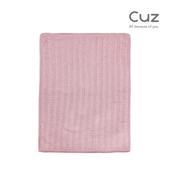 Cuz 印度有機棉加厚織毯 眠續-櫻粉