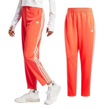 Adidas TR-ES 3S PT 女 淺紅色 休閒 運動 口袋 長褲 IS3970