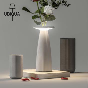 義大利UBIQUA Flora 花藝 浪漫主義USB充電式檯燈-多色可選