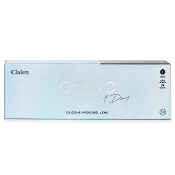 Clalen O2O2 Clear 日拋透明隱形眼鏡 - 1.0030pcs