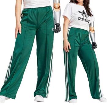 Adidas Firebird TP 女款 綠色 休閒 經典 運動 寬鬆 長褲 IP0642