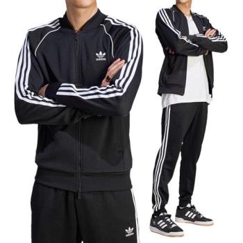 Adidas SST TT 男款 黑色 運動 訓練 經典 修身 外套 IM4545