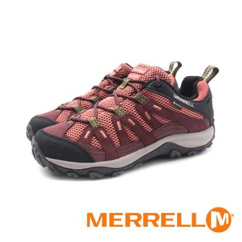 MERRELL(女)ALVERSTONE 2 GTX郊山健行低筒登山鞋 女鞋-粉酒紅