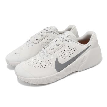 Nike 訓練鞋 Air Zoom TR 1 男鞋 白 麂皮 氣墊 回彈 穩定 多功能 訓練 運動鞋 DX9016-009