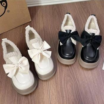 【Alice】NEW韓系優雅保暖機能雪鞋(豆豆鞋休閒鞋/懶人鞋/莫卡辛/穆勒鞋/包鞋)