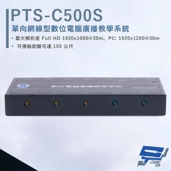 [昌運科技] HANWELL PTS-C500S 網線型 HDMI 數位電腦廣播教學系統 學生端