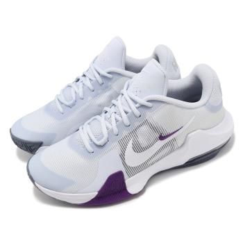 Nike 籃球鞋 Air Max Impact 4 男鞋 女鞋 白 紫 氣墊 緩衝 回彈 穩定 運動鞋 DM1124-010